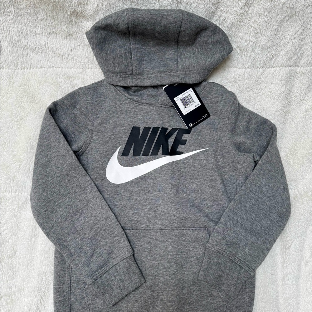 NWT - Nike Boys Grey Hoodie - Size 6